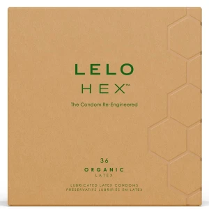 LELO - HEX ORGANIC PREZERWATYWY BOX 36 SZTUK
